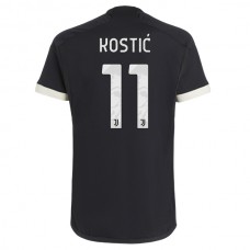 Juventus FC Kostić 11 Kolmas Pelipaita 2023-24 Jalkapallo Pelipaidat Peliasut