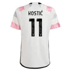 Juventus FC Kostić 11 Vieraspelipaita 2023-24 Jalkapallo Pelipaidat Peliasut