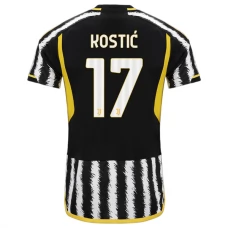 Juventus FC Kostić 17 Kotipelipaita 2023-24 Jalkapallo Pelipaidat Peliasut