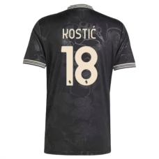 Juventus FC Kostić 18 Kolmas Pelipaita 2025-26 Jalkapallo Pelipaidat Peliasut