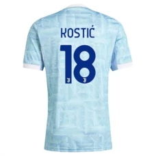 Juventus FC Kostić 18 Vieraspelipaita 2025-26 Jalkapallo Pelipaidat Peliasut