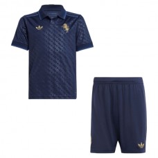 Juventus FC Lasten Kolmas Pelipaita 2024-25 Jalkapallo Pelipaidat Peliasut