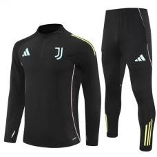 Juventus FC Lasten Verryttelypuku 2025-26 - 1-4 Zip Musta