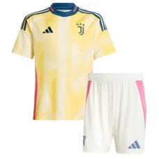 Juventus FC Lasten Vieraspelipaita 2024-25 Jalkapallo Pelipaidat Peliasut