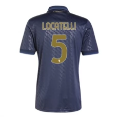 Juventus FC Locatelli 5 Kolmas Pelipaita 2024-25 Jalkapallo Pelipaidat Peliasut