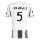 Juventus FC Locatelli 5 Kotipelipaita 2025-26 Jalkapallo Pelipaidat Peliasut
