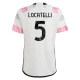 Juventus FC Locatelli 5 Vieraspelipaita 2023-24 Jalkapallo Pelipaidat Peliasut
