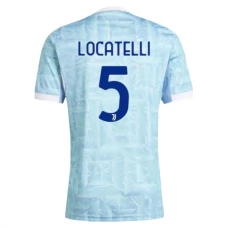 Juventus FC Locatelli 5 Vieraspelipaita 2025-26 Jalkapallo Pelipaidat Peliasut