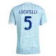 Juventus FC Locatelli 5 Vieraspelipaita 2025-26 Jalkapallo Pelipaidat Peliasut