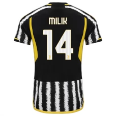 Juventus FC Milik 14 Kotipelipaita 2023-24 Jalkapallo Pelipaidat Peliasut
