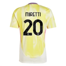 Juventus FC Miretti 20 Vieraspelipaita 2024-25 Jalkapallo Pelipaidat Peliasut