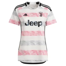 Juventus FC Naisten Vieraspelipaita 2023-24 Jalkapallo Pelipaidat Peliasut