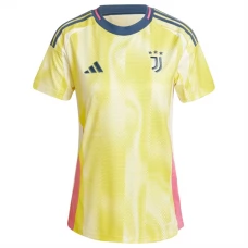 Juventus FC Naisten Vieraspelipaita 2024-25 Jalkapallo Pelipaidat Peliasut