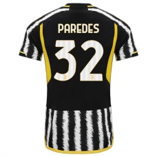 Juventus FC Paredes 32 Kotipelipaita 2023-24 Jalkapallo Pelipaidat Peliasut
