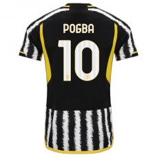 Juventus FC Pogba 10 Kotipelipaita 2023-24 Jalkapallo Pelipaidat Peliasut