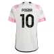 Juventus FC Pogba 10 Vieraspelipaita 2023-24 Jalkapallo Pelipaidat Peliasut
