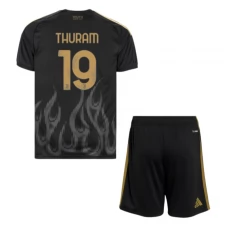 Juventus FC Thuram 19 Kolmospaita 2026-27 Lasten Pelipaita