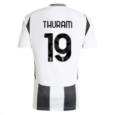 Juventus FC Thuram 19 Kotipelipaita 2024-25 Jalkapallo Pelipaidat Peliasut