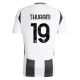 Juventus FC Thuram 19 Kotipelipaita 2024-25 Jalkapallo Pelipaidat Peliasut