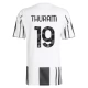 Juventus FC Thuram 19 Kotipelipaita 2025-26 Jalkapallo Pelipaidat Peliasut