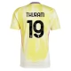 Juventus FC Thuram 19 Vieraspelipaita 2024-25 Jalkapallo Pelipaidat Peliasut