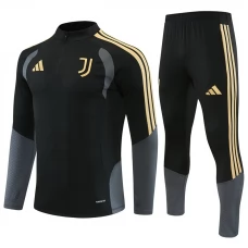 Juventus FC Tracksuit 2026-27 - 1-4 Zip Musta