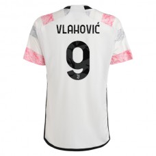 Juventus FC Vlahović 9 Vieraspelipaita 2023-24 Jalkapallo Pelipaidat Peliasut