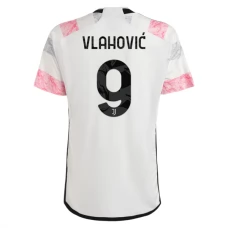 Juventus FC Vlahović 9 Vieraspelipaita 2023-24 Jalkapallo Pelipaidat Peliasut