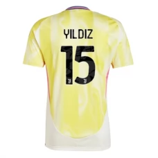 Juventus FC Yildiz 15 Vieraspelipaita 2024-25 Jalkapallo Pelipaidat Peliasut