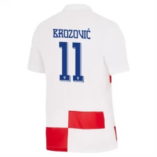 Kroatia Brozović 11 Kotipelipaita EM 2024 Jalkapallo Pelipaidat Peliasut