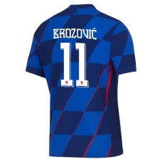 Kroatia Brozović 11 Vieraspelipaita EM 2024 Jalkapallo Pelipaidat Peliasut