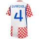 Kroatia Gvardiol 4 MM Kotipaita 2026 Pelipaita