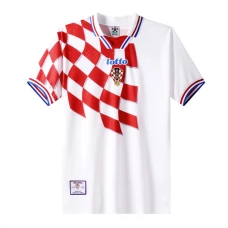 Kroatia Kotipelipaita Retro 1998 Jalkapallo Pelipaidat Peliasut
