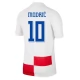 Kroatia Modrić 10 Kotipelipaita EM 2024 Jalkapallo Pelipaidat Peliasut