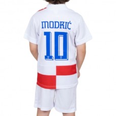 Kroatia Modrić 10 Lasten Kotipelipaita EM 2024 Jalkapallo Pelipaidat Peliasut