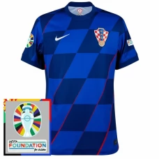 Kroatia Vieraspelipaita EM 2024 Jalkapallo Pelipaidat Peliasut Patch