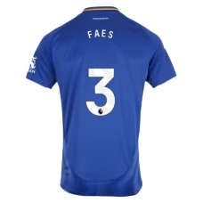 Leicester City FC Faes 3 Kotipelipaita 2024-25 Jalkapallo Pelipaidat Peliasut
