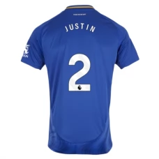 Leicester City FC Justin 2 Kotipelipaita 2024-25 Jalkapallo Pelipaidat Peliasut
