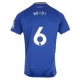 Leicester City FC Ndidi 6 Kotipelipaita 2024-25 Jalkapallo Pelipaidat Peliasut