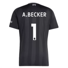 Liverpool FC A.Becker 1 Maalivahdin Kolmas Pelipaita 2025-26 Jalkapallo Pelipaidat Peliasut