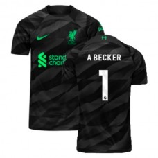 Liverpool FC A.Becker 1 Maalivahdin Kotipelipaita 2023-24 Jalkapallo Pelipaidat Peliasut