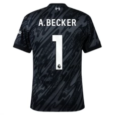 Liverpool FC A.Becker 1 Maalivahdin Kotipelipaita 2024-25 Jalkapallo Pelipaidat Peliasut