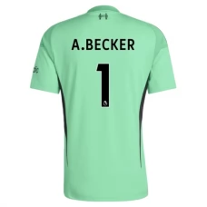 Liverpool FC A.Becker 1 Maalivahdin Kotipelipaita 2025-26 Jalkapallo Pelipaidat Peliasut