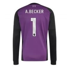 Liverpool FC A.Becker 1 Maalivahdin Vieraspaita 2026-27 Pelipaita Long Sleeve