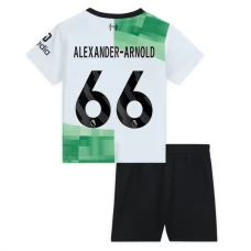 Liverpool FC Alexander-Arnold 66 Lasten Vieraspelipaita 2023-24 Jalkapallo Pelipaidat Peliasut