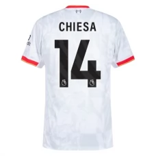 Liverpool FC Chiesa 14 Kolmas Pelipaita 2024-25 Jalkapallo Pelipaidat Peliasut