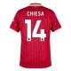Liverpool FC Chiesa 14 Kotipelipaita 2024-25 Jalkapallo Pelipaidat Peliasut