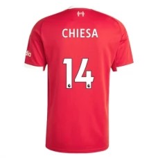 Liverpool FC Chiesa 14 Kotipelipaita 2025-26 Jalkapallo Pelipaidat Peliasut