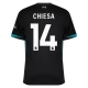 Liverpool FC Chiesa 14 Vieraspelipaita 2024-25 Jalkapallo Pelipaidat Peliasut