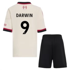 Liverpool FC Darwin 9 Lasten Vieraspelipaita 2025-26 Jalkapallo Pelipaidat Peliasut